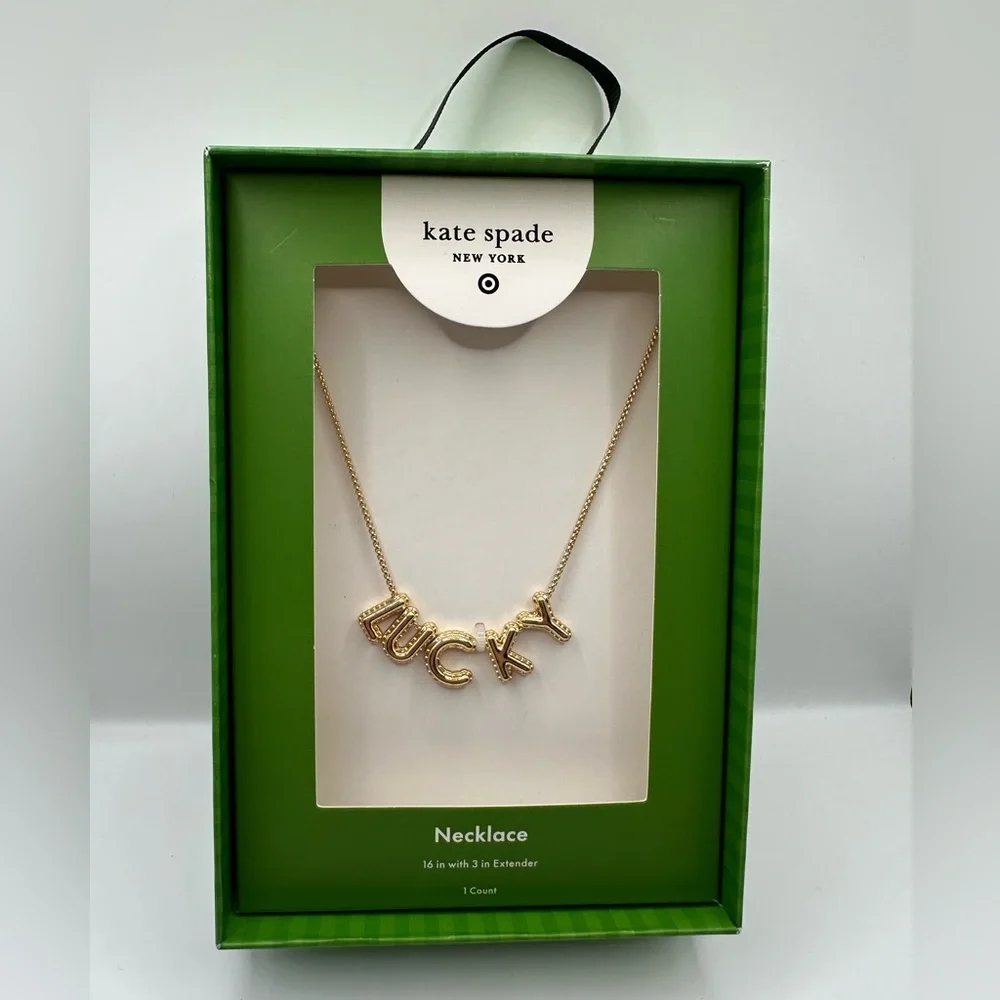 Kate Spade x Target 'Lucky' Necklace NWT